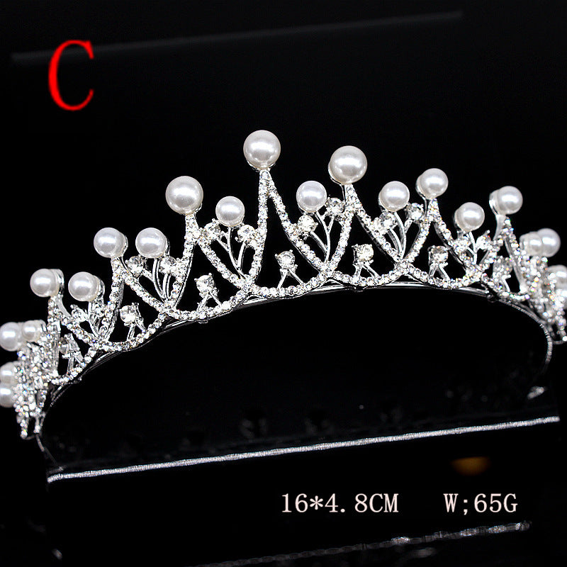 Super Glitter Pearl Rhinestone Headband Headdress Brand: aeac