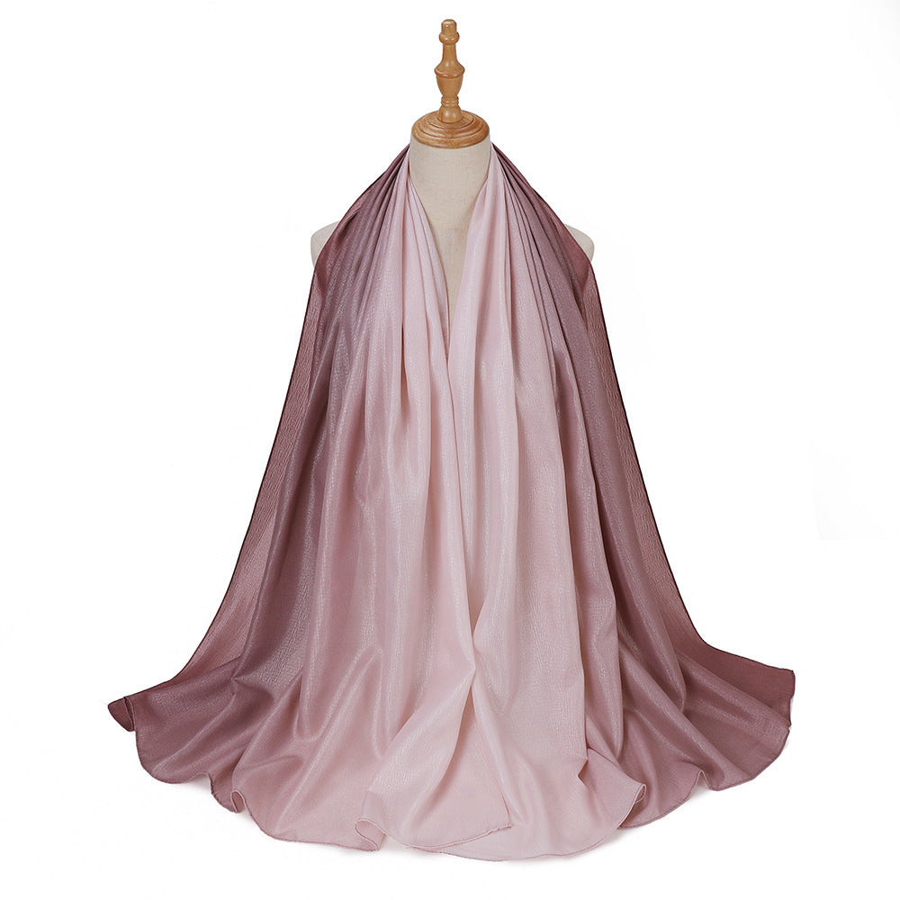 Gradient Colored Fashionable Headscarf Scarf Brand: aeac