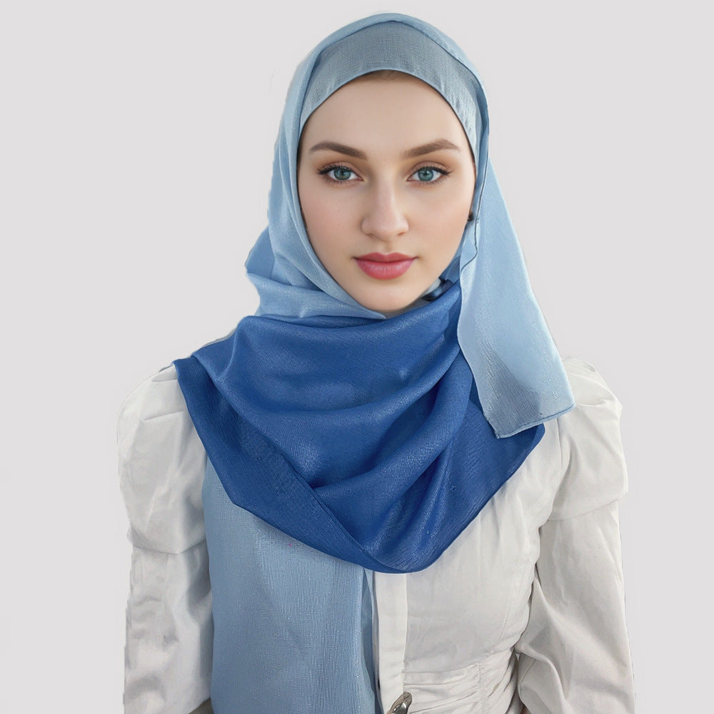 Gradient Colored Fashionable Headscarf Scarf Brand: aeac