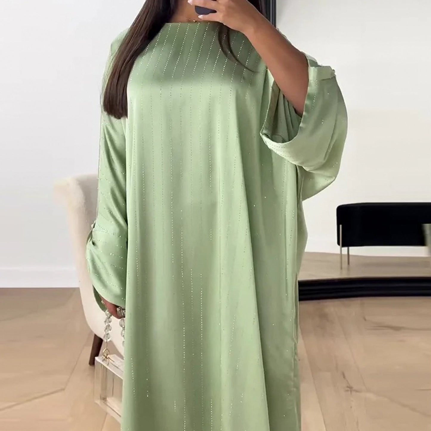 Casual Simple Waist Fitted Lace-up Striped Dress Brand: aeac