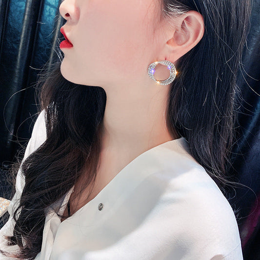 Geometric circle earrings Brand: aeac