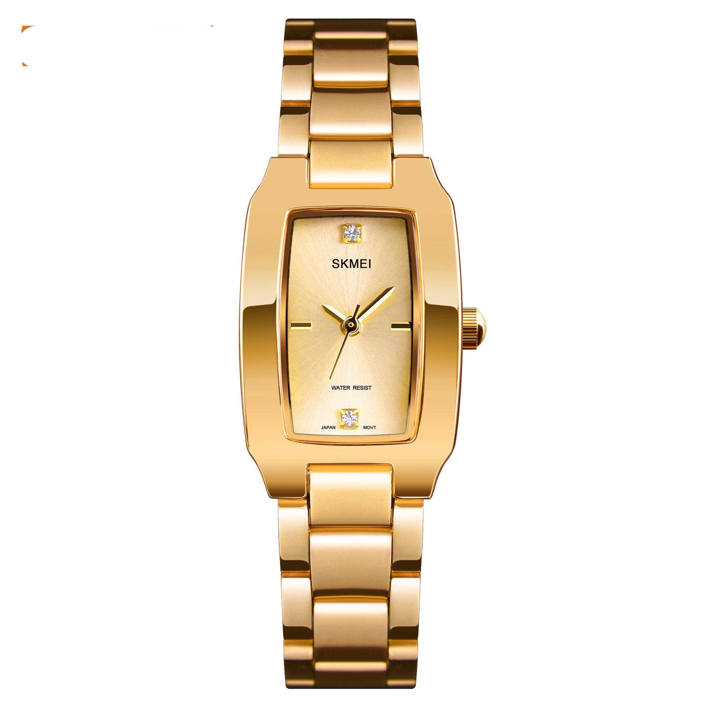 Simple Ladies Diamond-studded British Watch Gold Steel Belt Brand: aeac