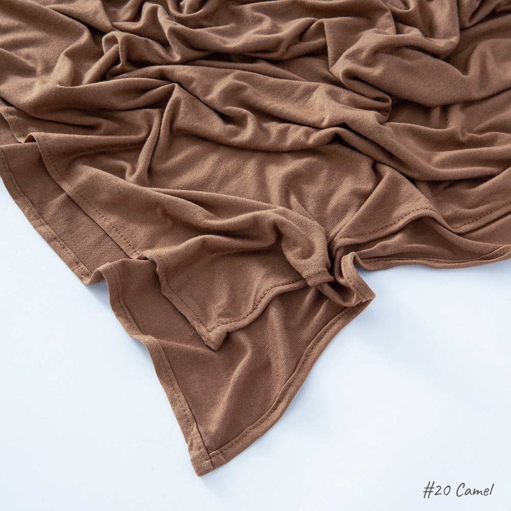 Malaysia Pure Color Modal Curling Mercerized Cotton Scarf Brand: aeac