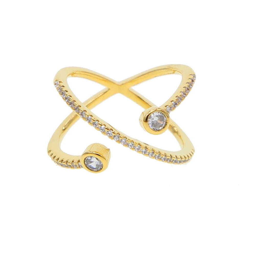 Fashion Personality New Tassel Water Drop Zircon Ring Brand: aeac