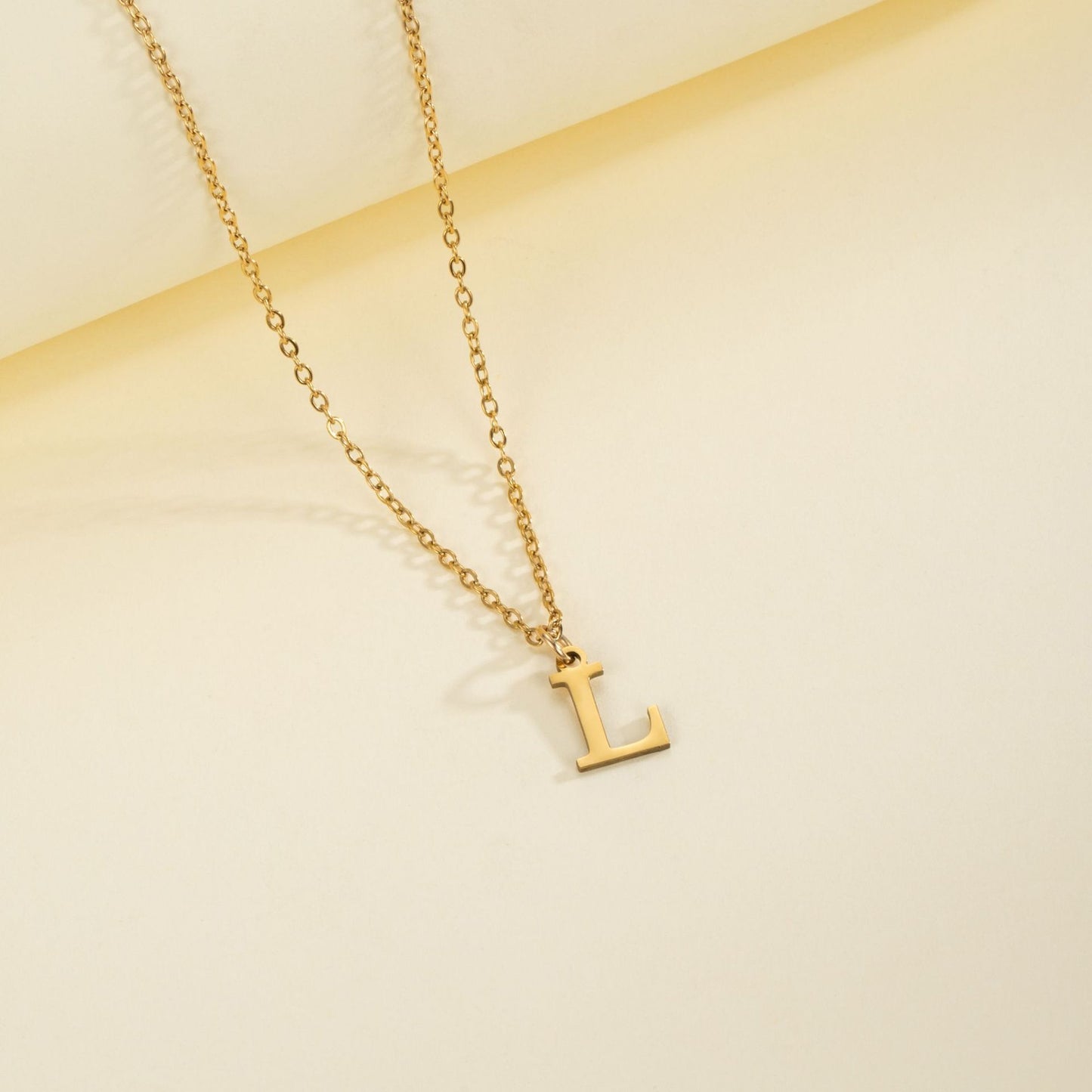 English Letter Necklace Female Personality Brand: aeac