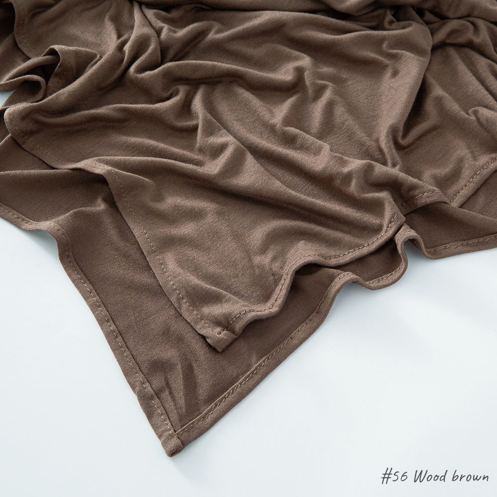Malaysia Pure Color Modal Curling Mercerized Cotton Scarf Brand: aeac
