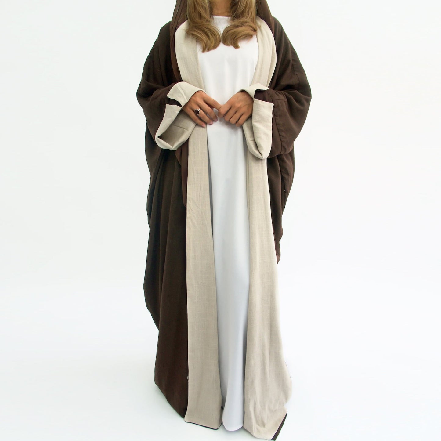 Dubai Turkey Double-sided Wearable Cardigan Robe Brand: aeac