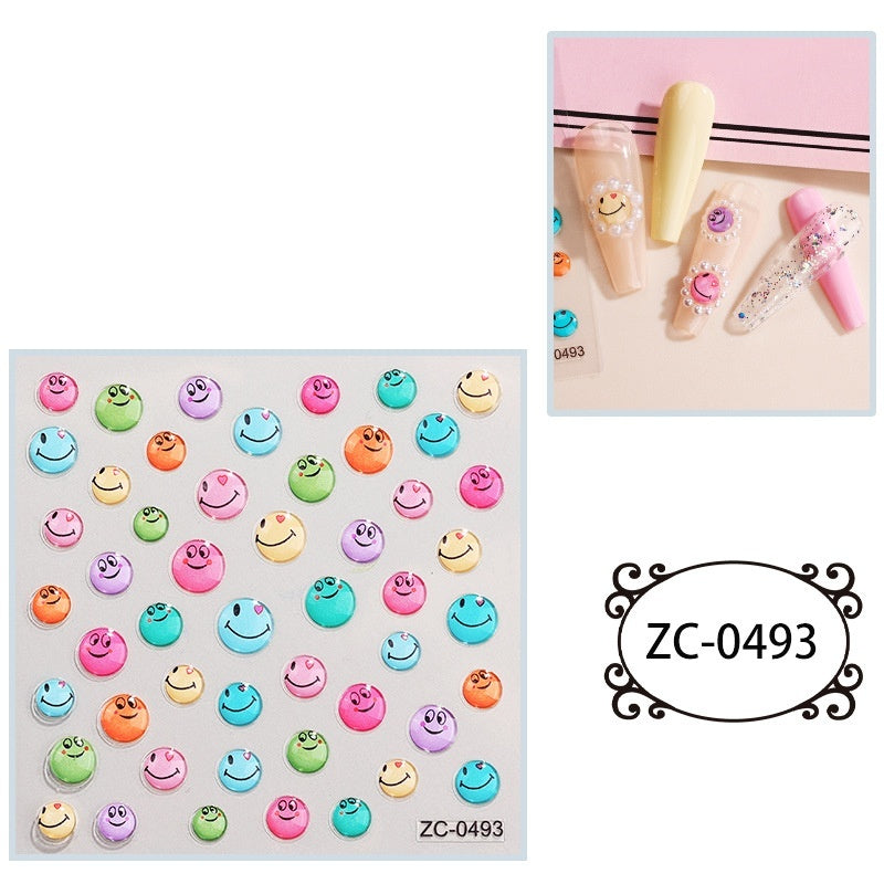 Creative Stickers Cute 3D Jelly Soft-Plastic Embossed Decals Brand: aeac