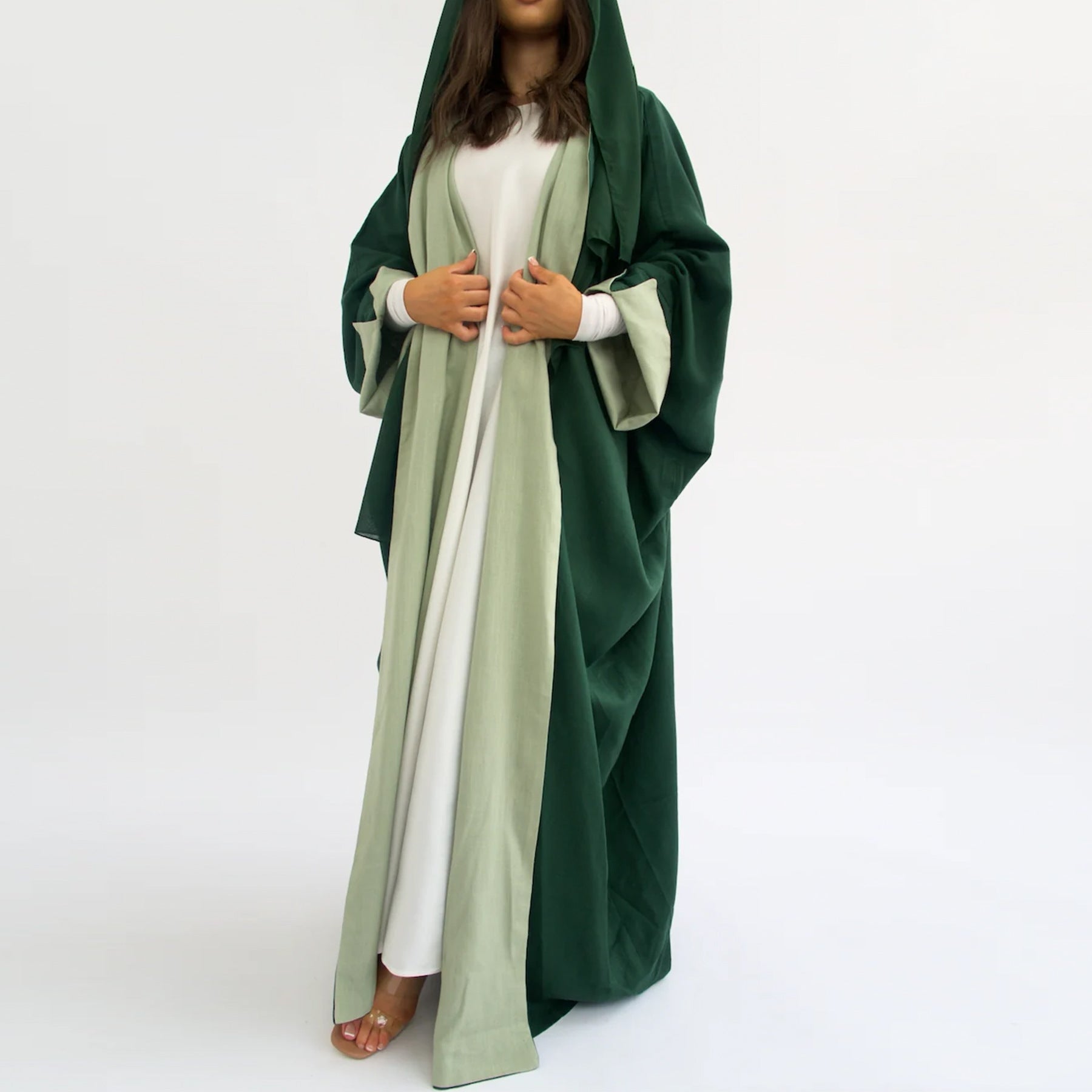 Dubai Turkey Double-sided Wearable Cardigan Robe Brand: aeac