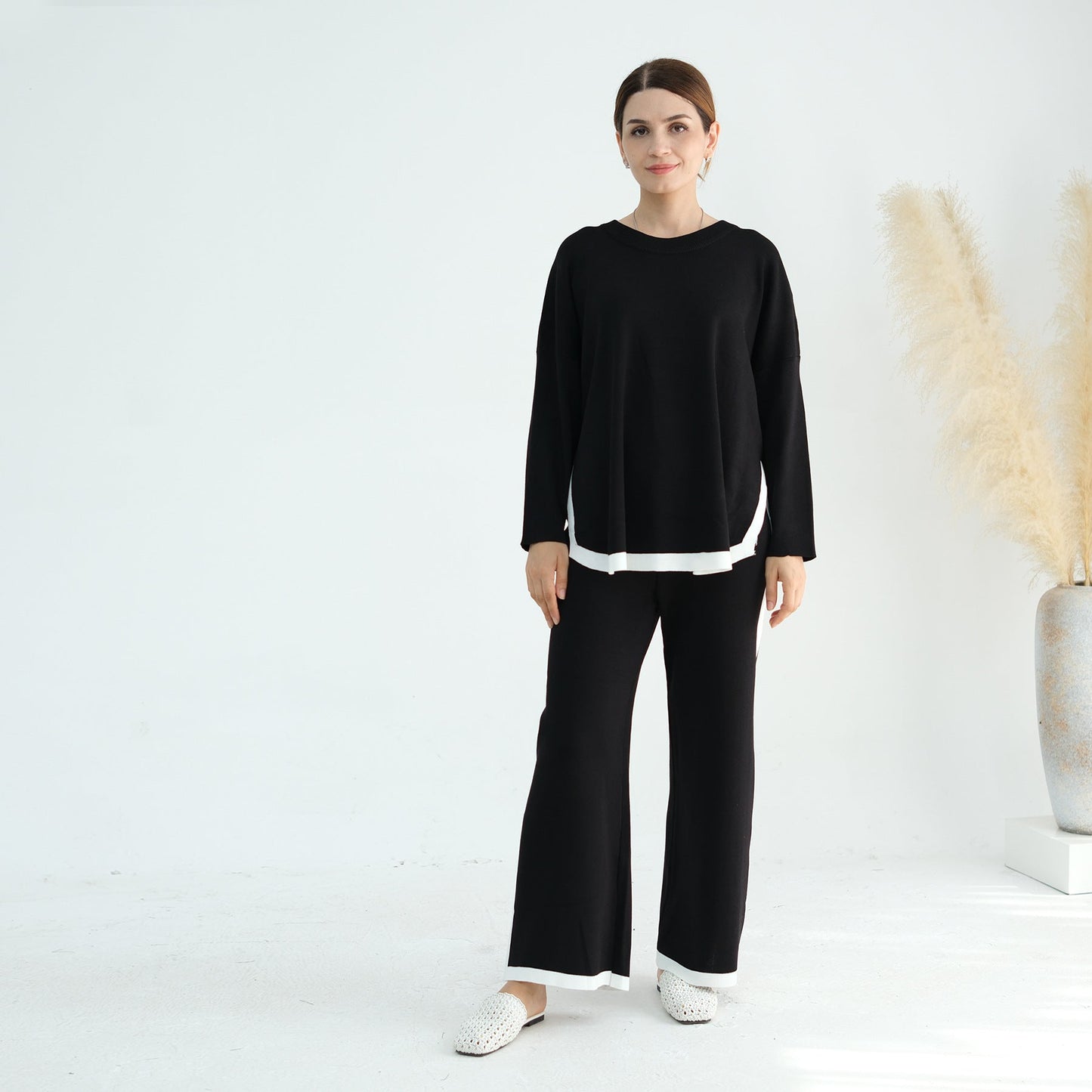 Women's Fashion Personality Knitted Loose Suit Brand: aeac