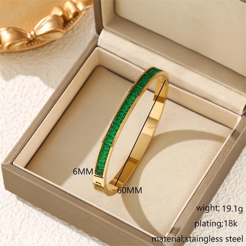 Affordable Luxury Style Diamond Titanium Steel Bracelet Brand: aeac