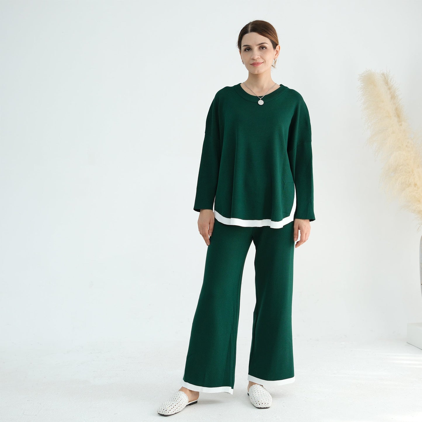 Women's Fashion Personality Knitted Loose Suit Brand: aeac