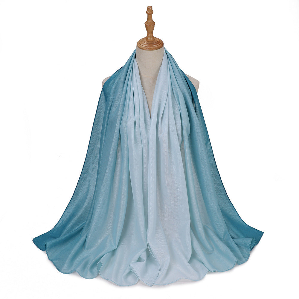 Gradient Colored Fashionable Headscarf Scarf Brand: aeac