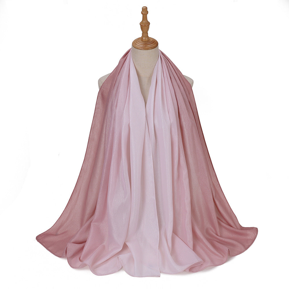 Gradient Colored Fashionable Headscarf Scarf Brand: aeac