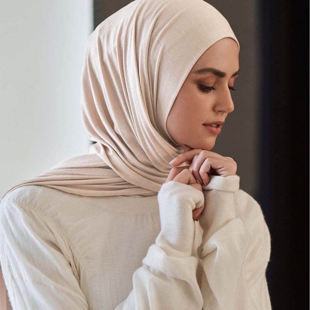 Malaysia Pure Color Modal Curling Mercerized Cotton Scarf Brand: aeac