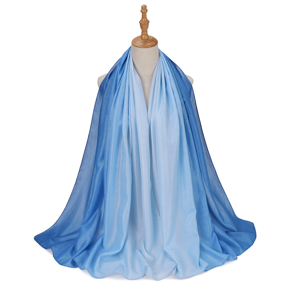 Gradient Colored Fashionable Headscarf Scarf Brand: aeac