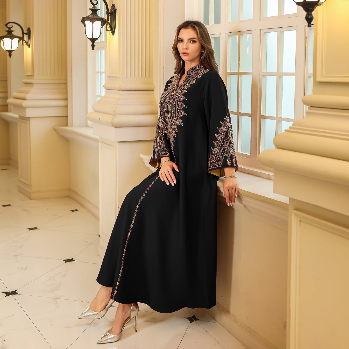 Dubai Womens Embroidered Robe Brand: aeac