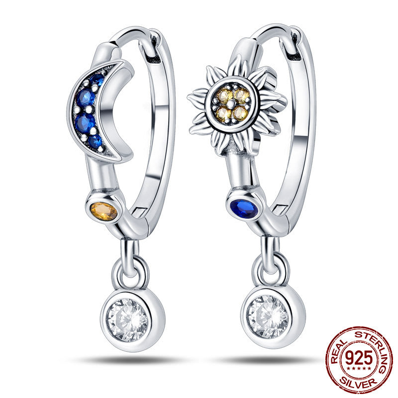 Colored Women Hope Earrings 925 Sterling Silver Heart Hope Brand: aeac