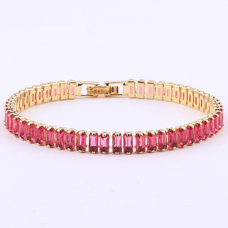 Lady's Bracelet INS Style Genuine Zircon Bracelet Brand: aeac