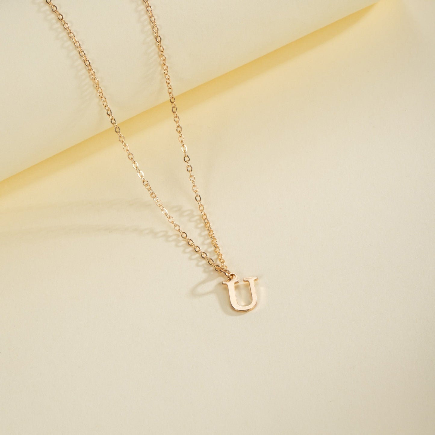 English Letter Necklace Female Personality Brand: aeac