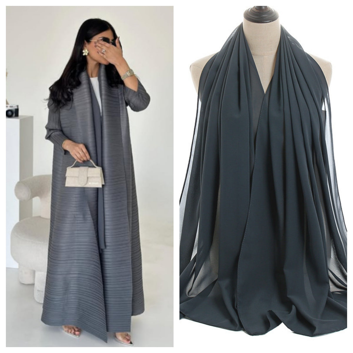 Dubai Abaya Women's Clothing Issey Miyake Pleats Women's Elegant Attire Brand: aeac