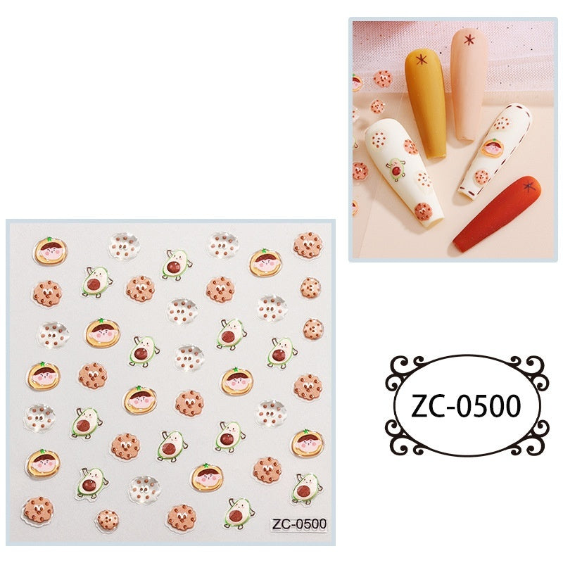 Creative Stickers Cute 3D Jelly Soft-Plastic Embossed Decals Brand: aeac