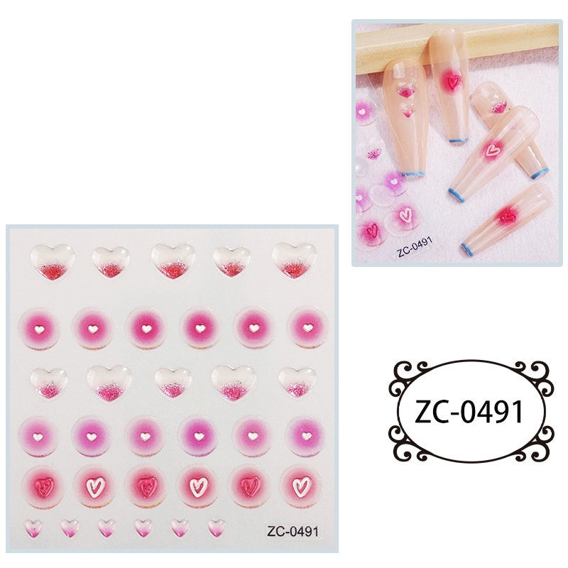 Creative Stickers Cute 3D Jelly Soft-Plastic Embossed Decals Brand: aeac