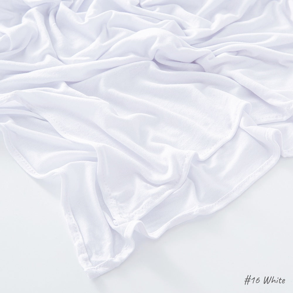 Malaysia Pure Color Modal Curling Mercerized Cotton Scarf Brand: aeac