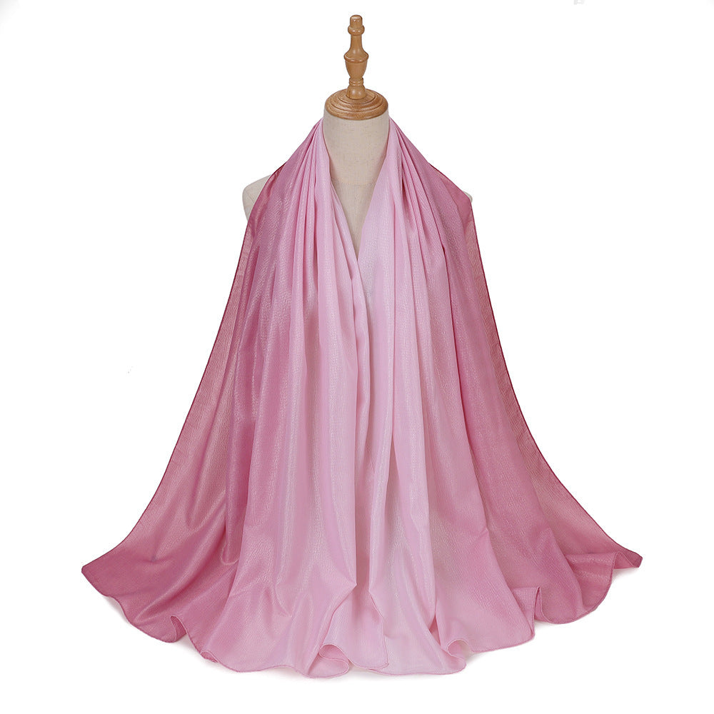 Gradient Colored Fashionable Headscarf Scarf Brand: aeac