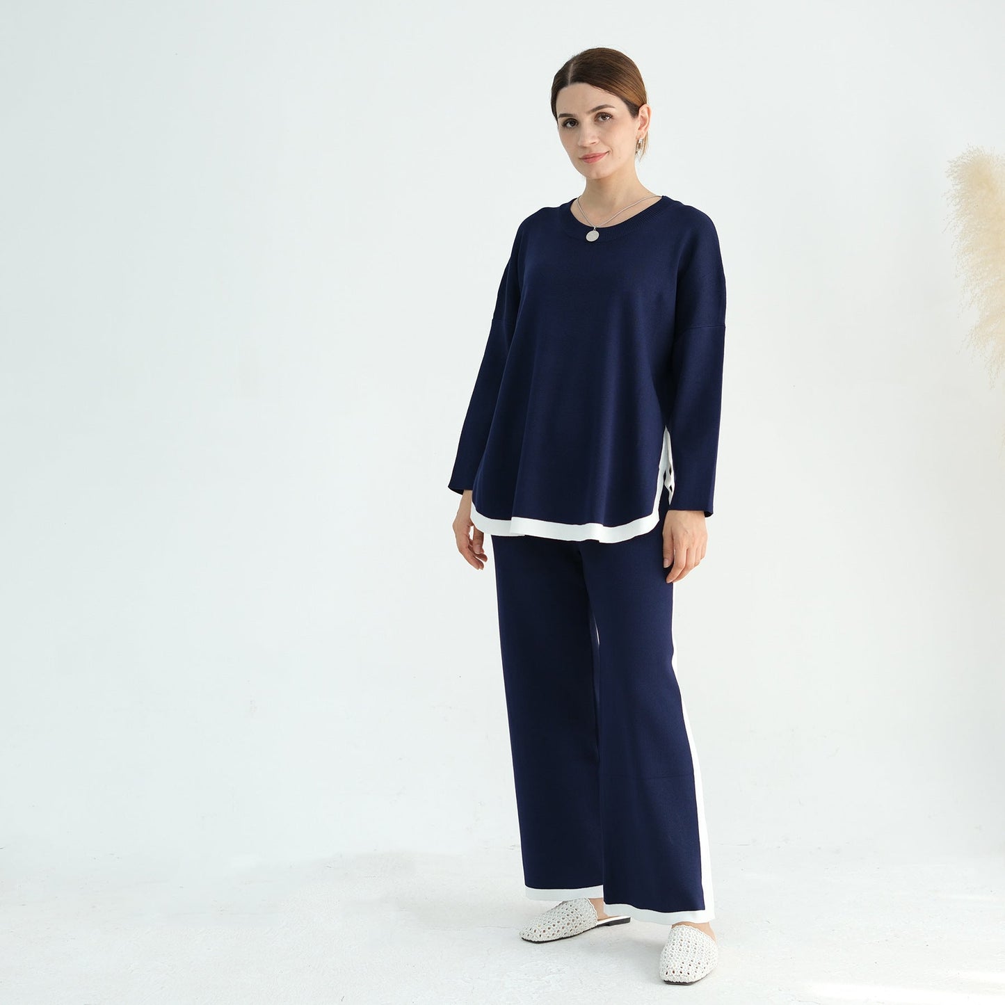 Women's Fashion Personality Knitted Loose Suit Brand: aeac