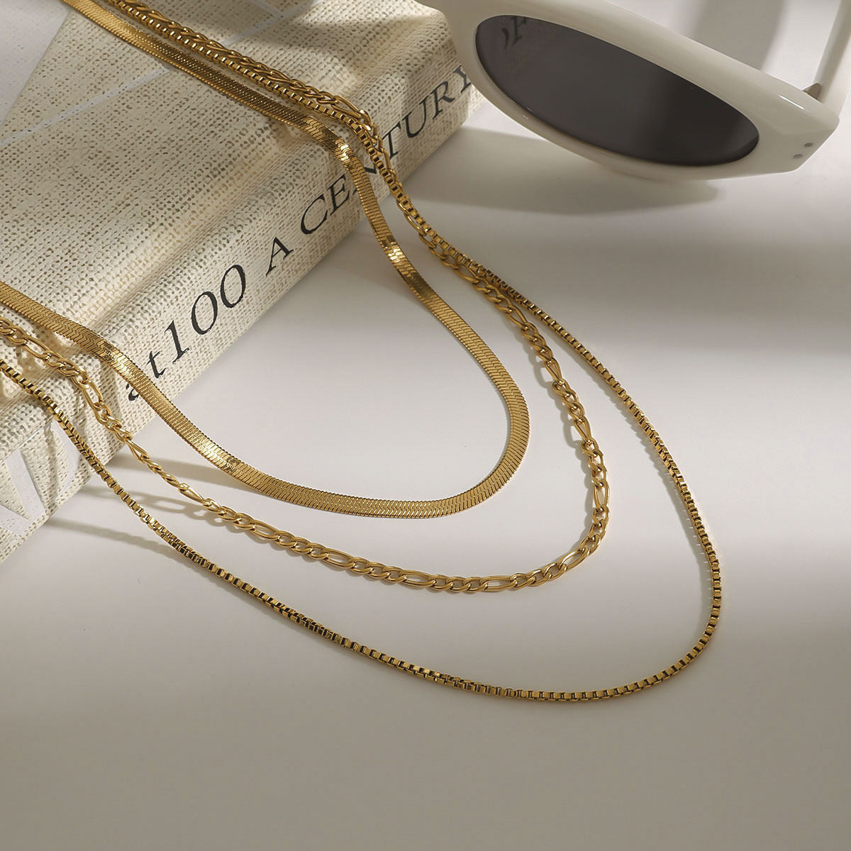 Titanium Steel Jewelry That Wont Fadelight Luxury Clavicle Necklace Brand: aeac