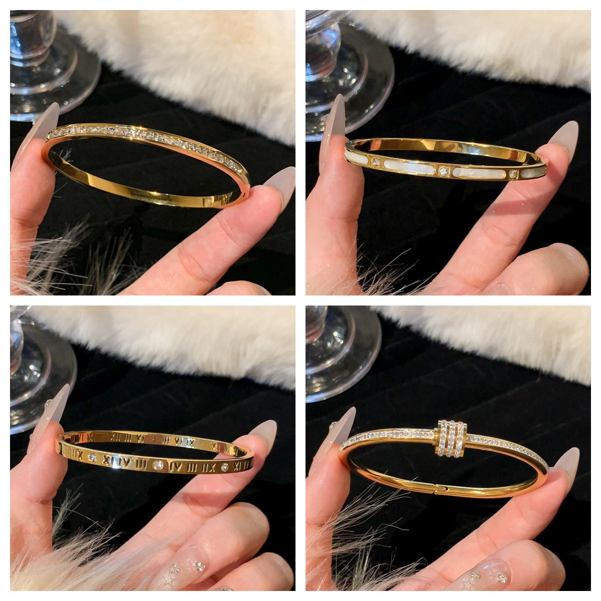 Bracelet Girls Wild Full Diamond Round Brand: aeac