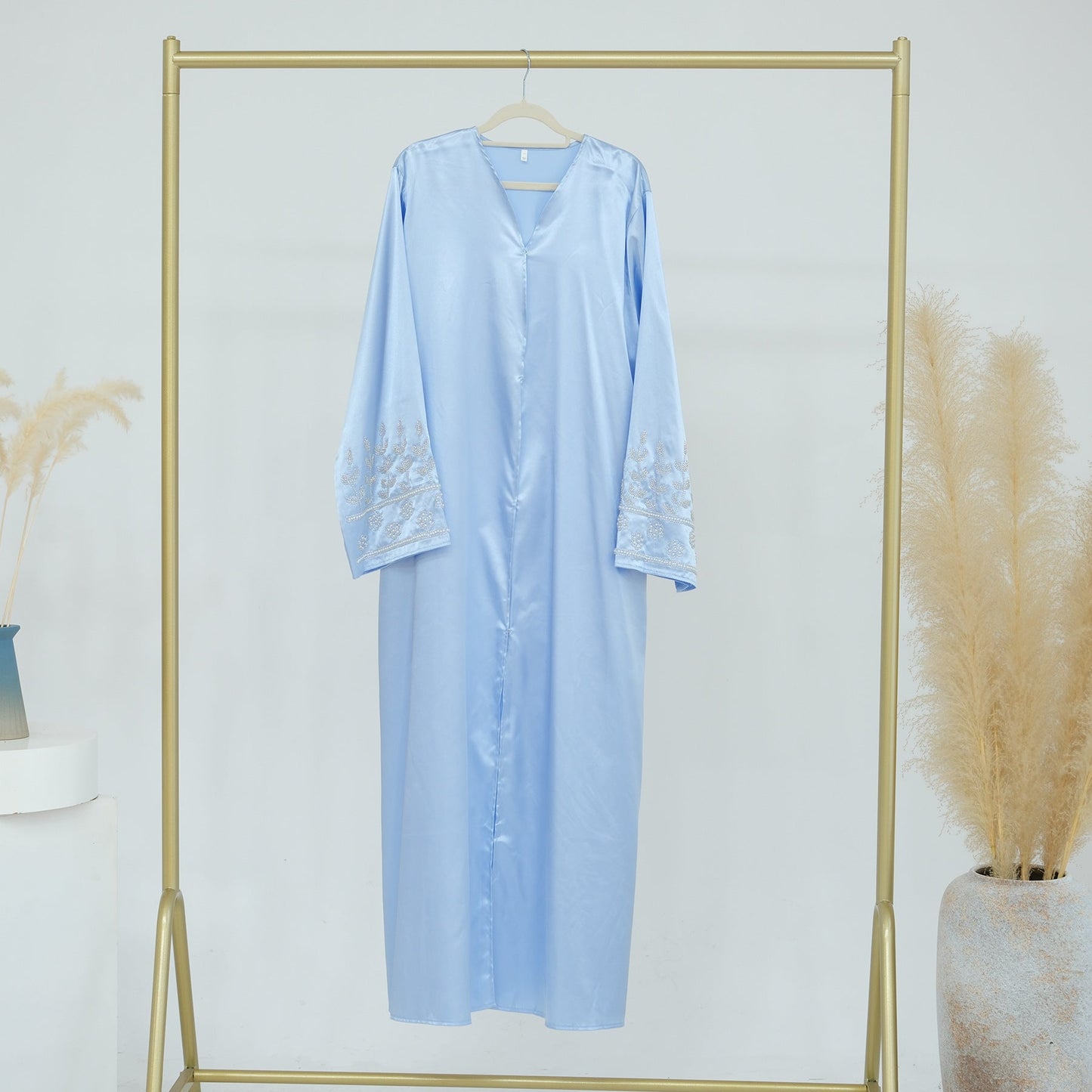 Party Daily Solid Color Handmade Beaded Dress Robe Brand: aeac