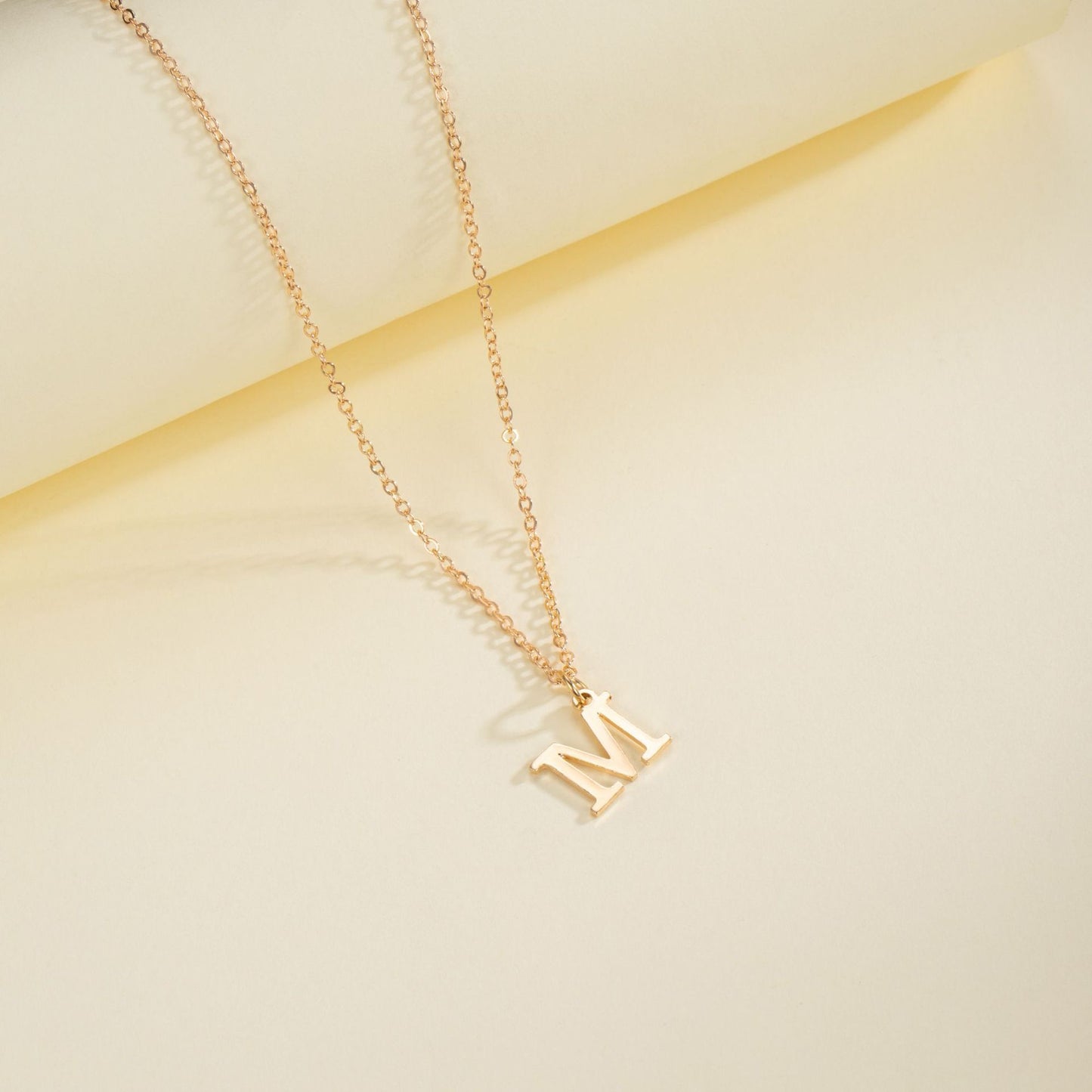 English Letter Necklace Female Personality Brand: aeac