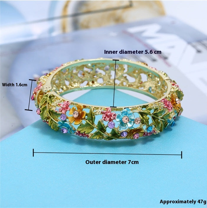 Women's Korean National Style Hollow Painted Bracelet Brand: aeac