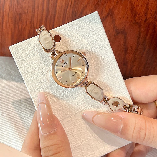 Women's Lightweight Luxury Niche Small Exquisite Minimalist Quartz Watch Brand: aeac