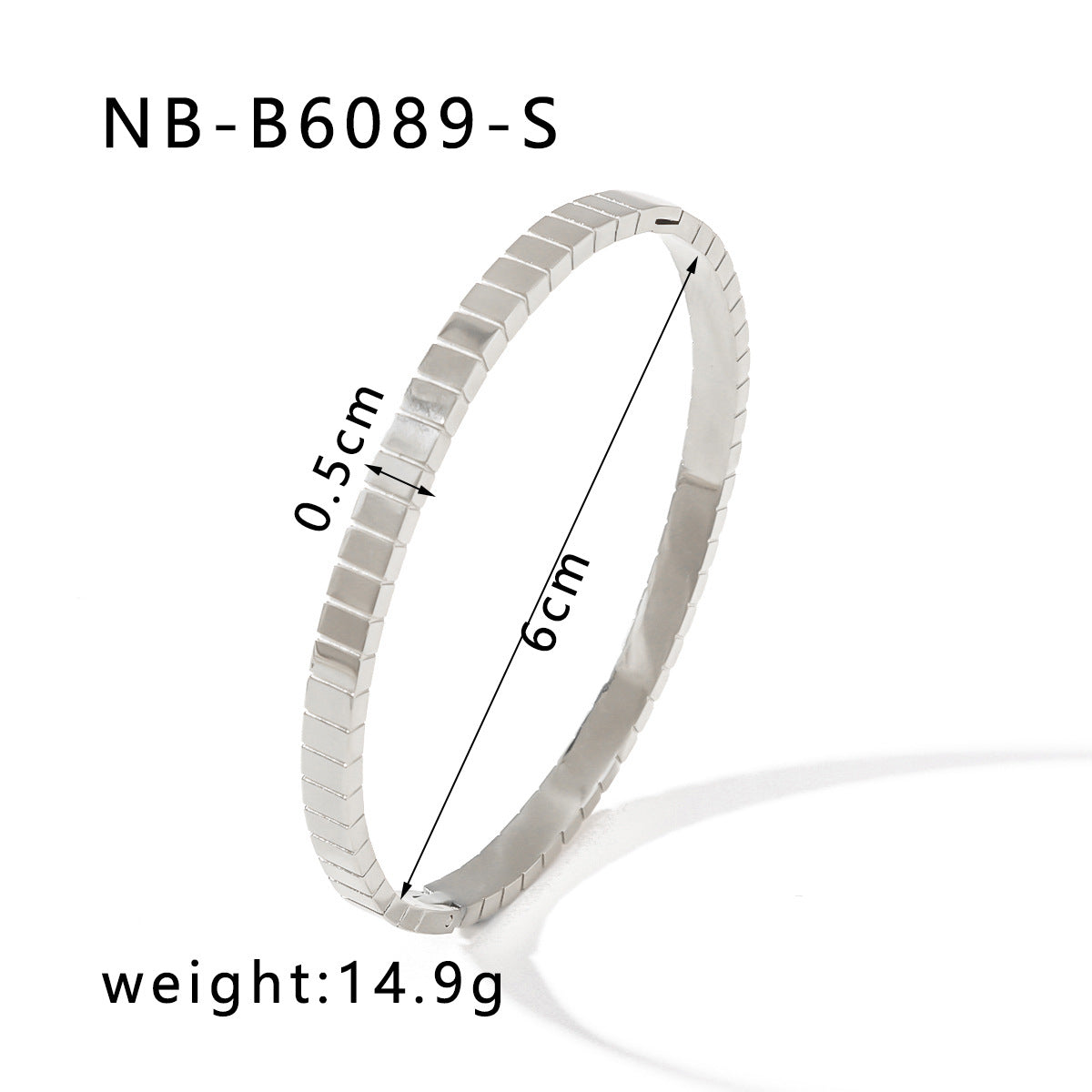Zircon Titanium Steel Electroplated Bracelet Brand: aeac