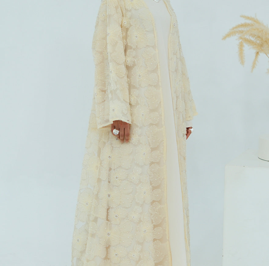 Stylish Casual And Elegant Floral Beaded Cardigan Brand: aeac