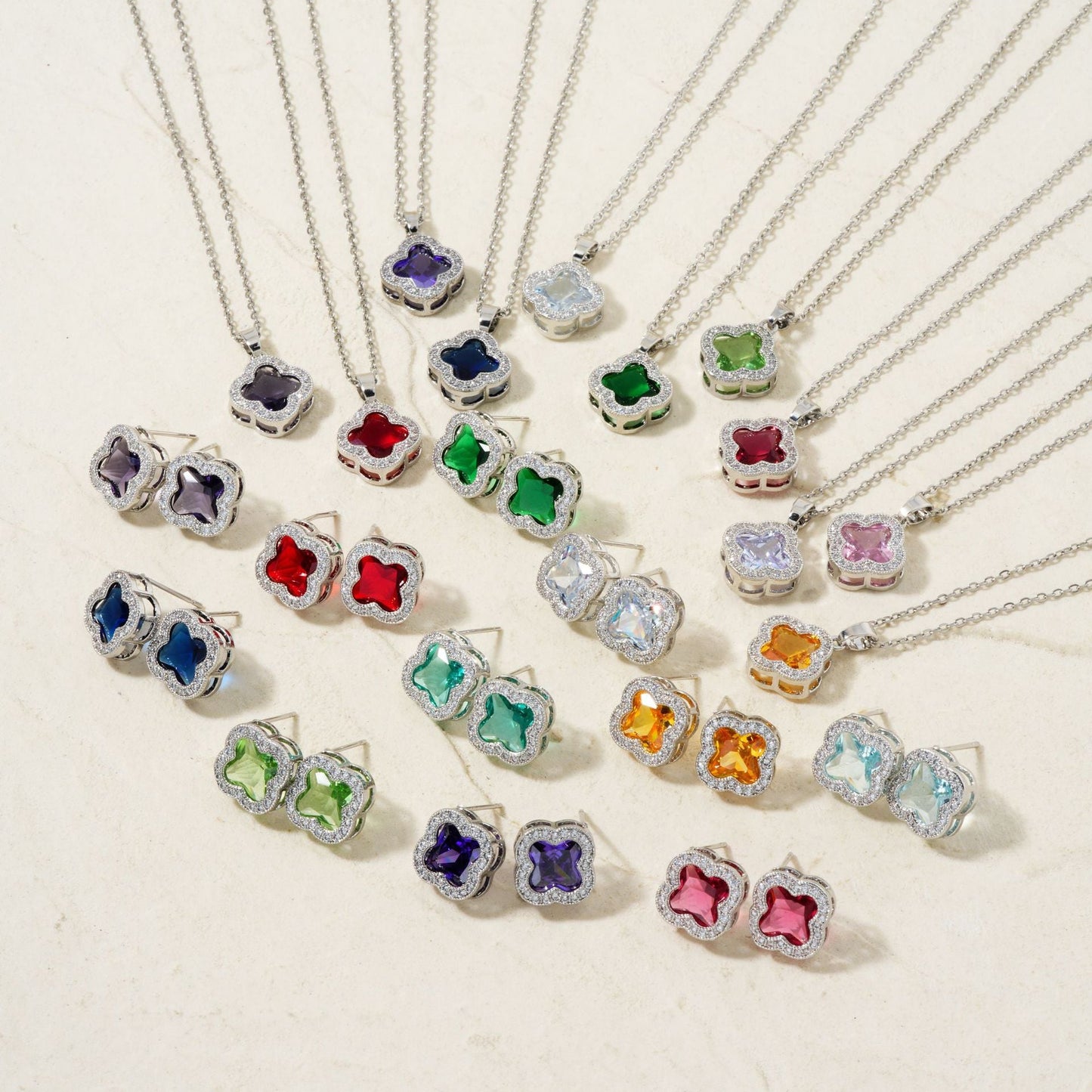 Necklace Two-piece Earrings Set Women's Jewelry Set Brand: aeac