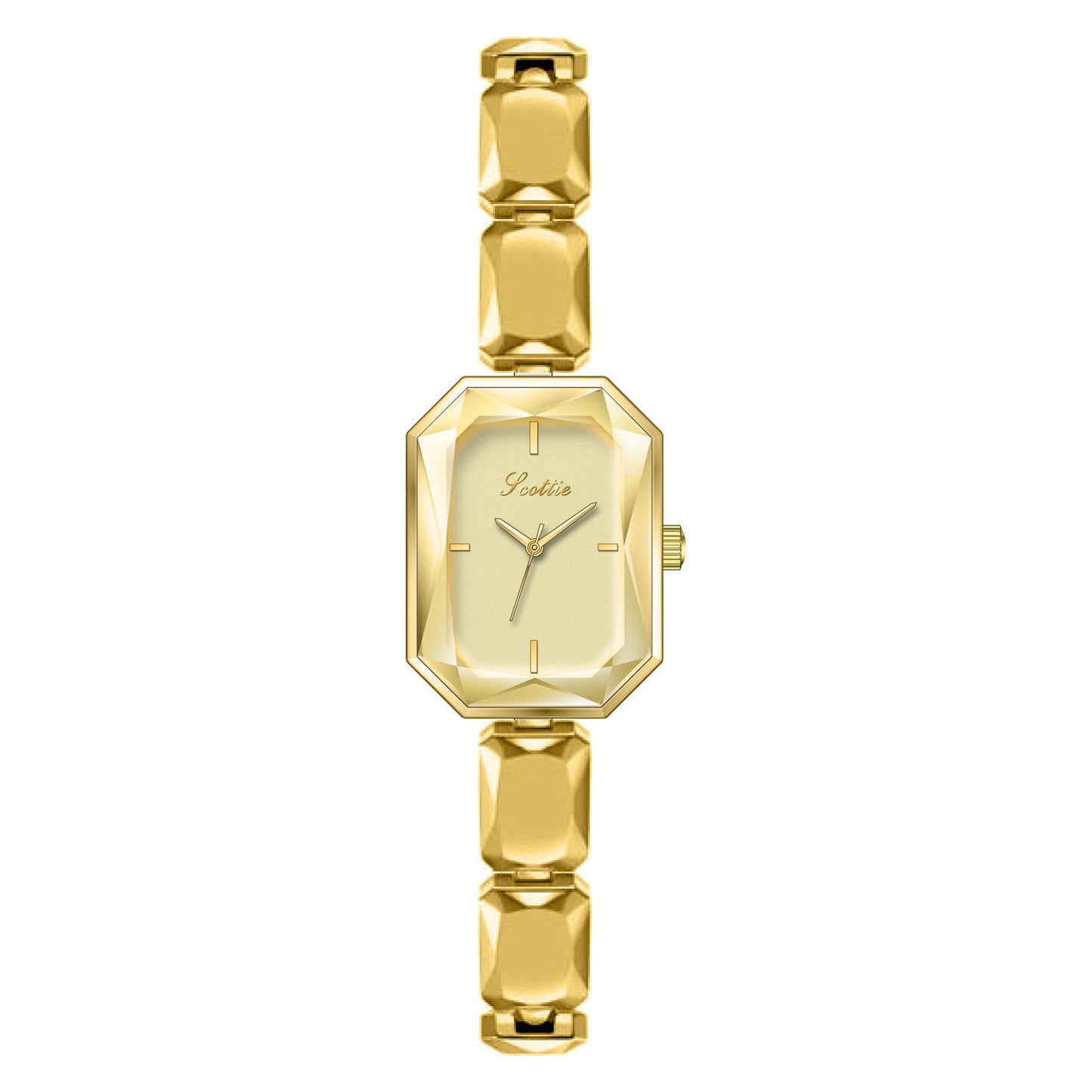 Bracelet Watch Cut Square Women's Small Square Watch Brand: aeac