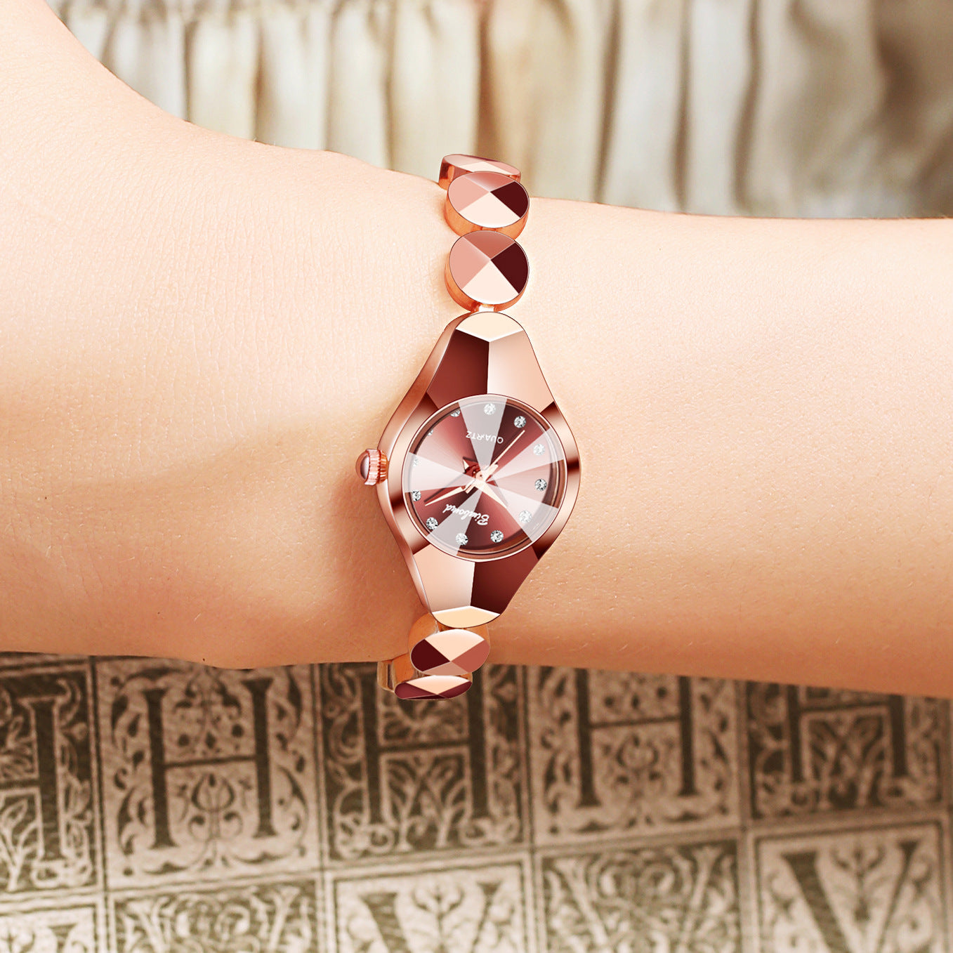 Watch Ladies Waterproof All-match Niche High-grade Exquisite Brand: aeac