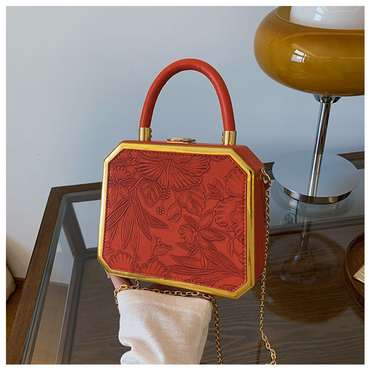 Handbag Crossbody Shoulder Dinner All-Match Box Brand: aeac