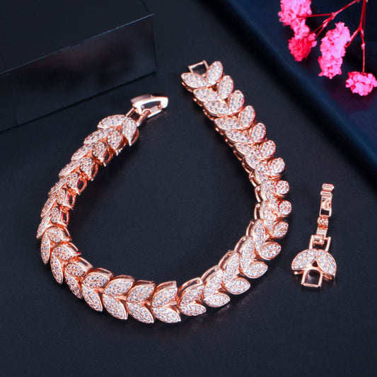 Full Diamond Accessories Micro Inlaid Zircon Bracelet Brand: aeac