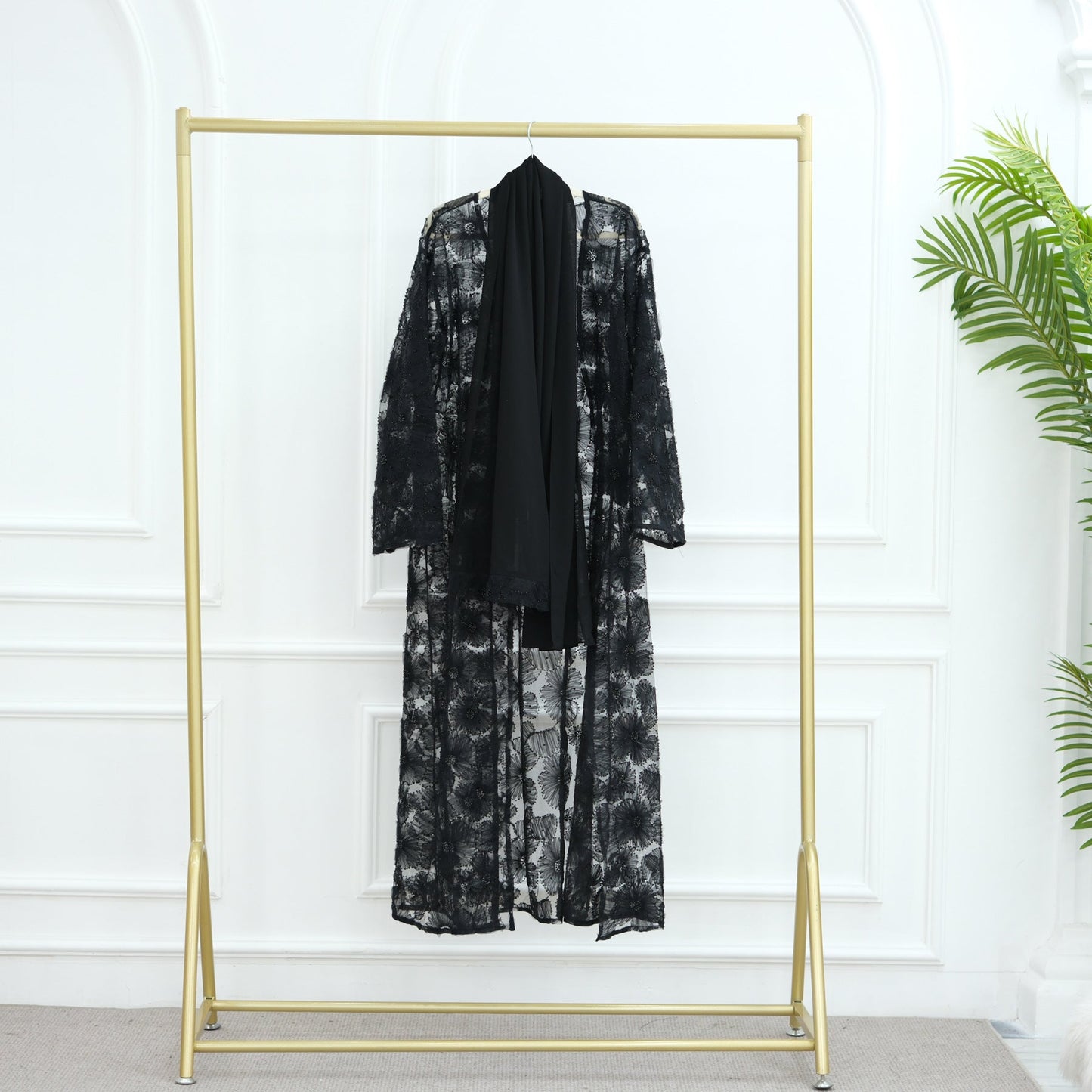 Stylish Casual And Elegant Floral Beaded Cardigan Brand: aeac