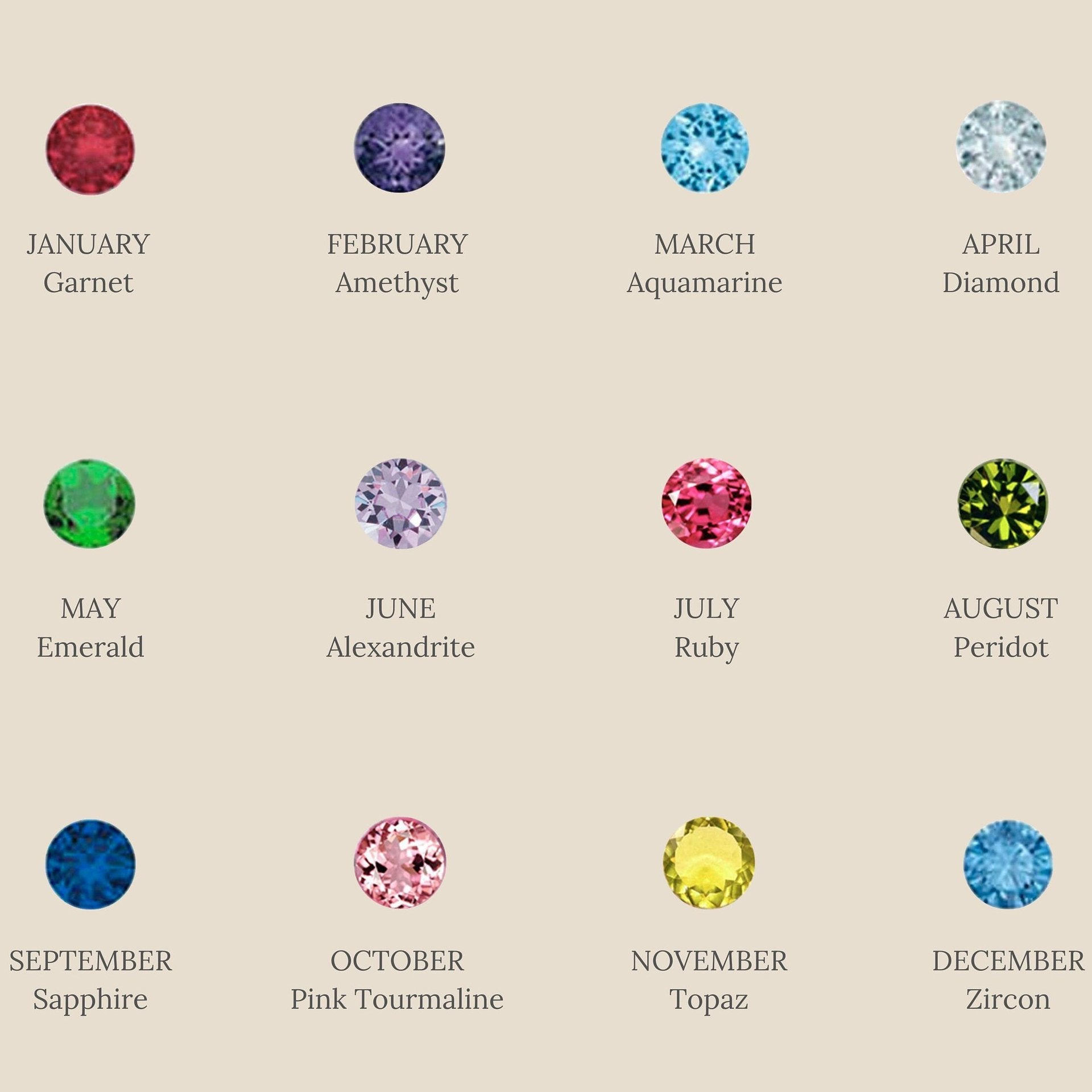 Titanium Steel European And American-style Colorful Zircon December Birthstone Ring Brand: aeac
