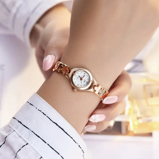 Women's Fashion Steel Strap Small Dial Thin Strap Bracelet Watch My Store