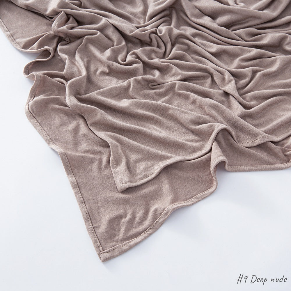 Malaysia Pure Color Modal Curling Mercerized Cotton Scarf Brand: aeac
