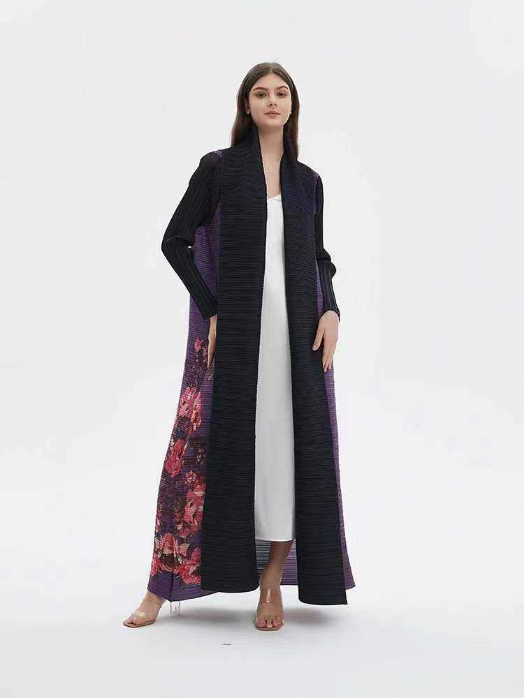 Womens Fashion Dubai Traditional Muslim Abaya Elegant Pleated Skirt Brand: aeac