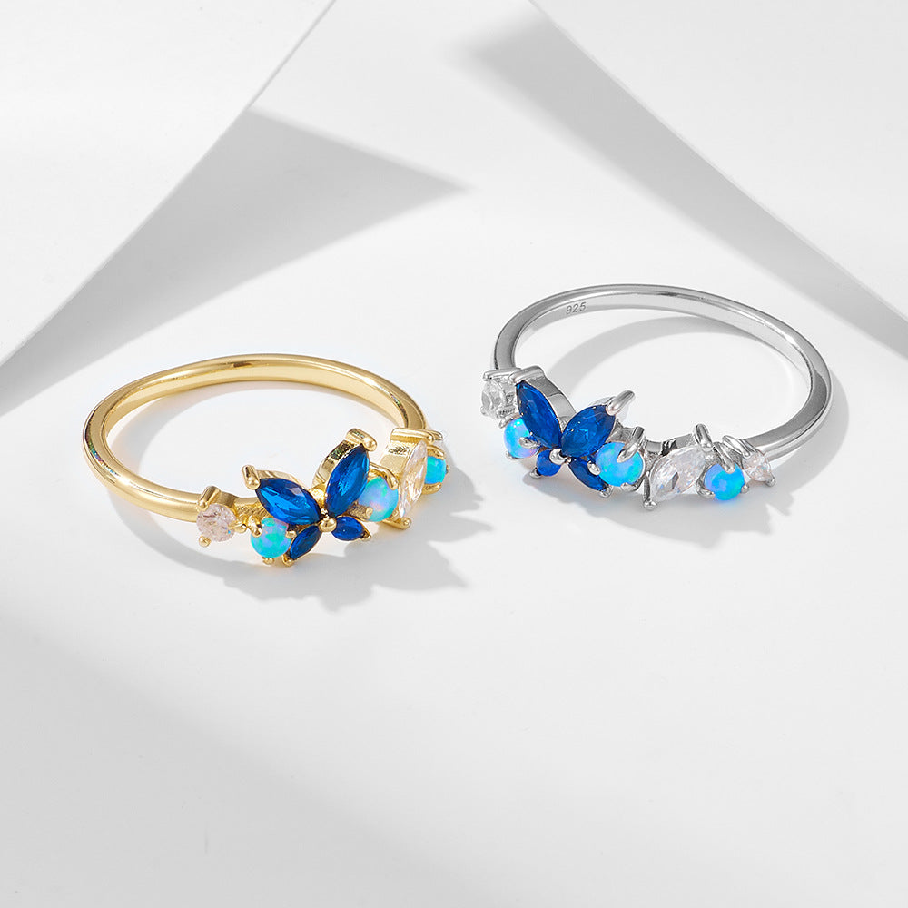 Butterfly Ring For Women A Niche, Light-luxury Design In European And American Styles Brand: aeac