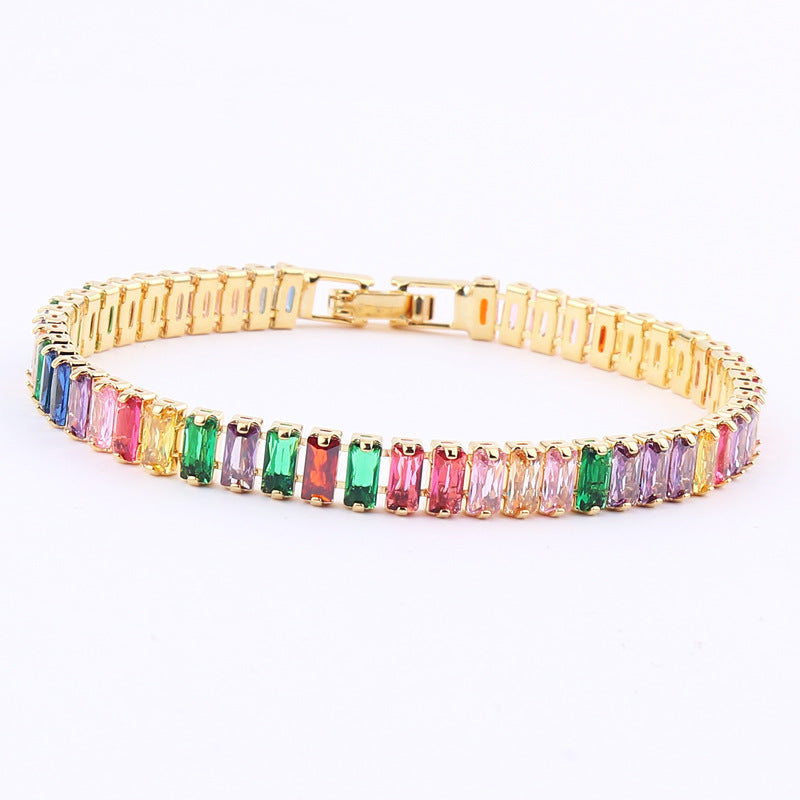 Lady's Bracelet INS Style Genuine Zircon Bracelet Brand: aeac